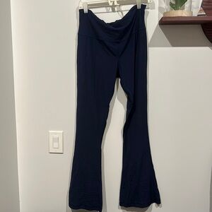 lululemon Align High Rise Ribbed Mini-Flare Pant - Regular. Navy color.